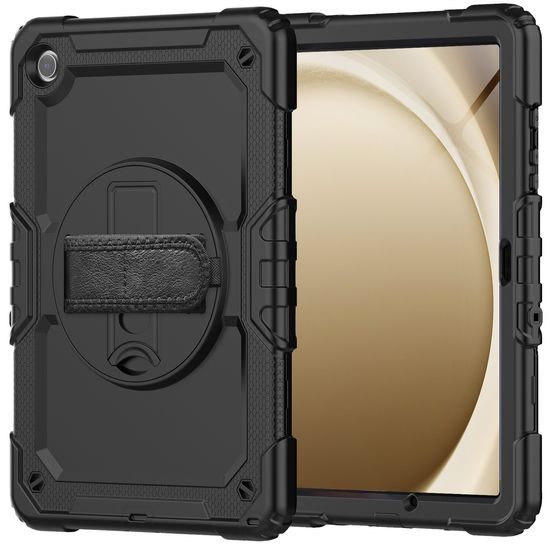 JP Solid360 Θήκη Tablet, Samsung Tab A9 Plus / A11 Plus 11.0" X210 / X215 / X216 / X230 / X235 / X236, Μαύρο