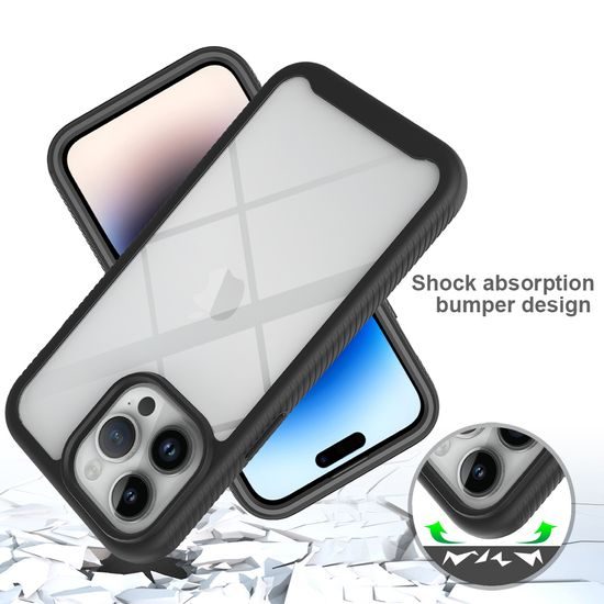 JP Defense360 obal, iPhone 15 Pro Max, čierny