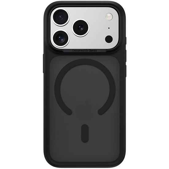 iPhone 17 Pro / 18 Pro vāciņš – Benks Magnetic Mist ar metāla rāmi – melns