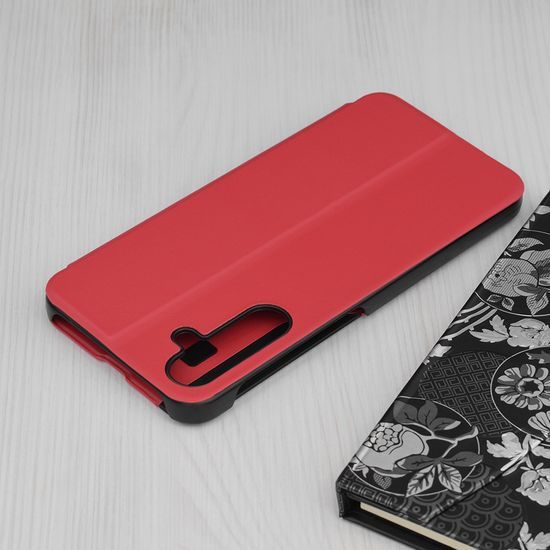 Eco Leather View Case, Samsung Galaxy A16, červené