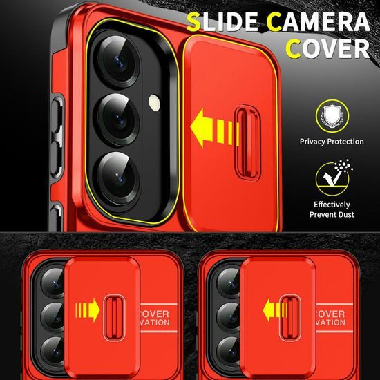 Θήκη Camslide Stand, Samsung Galaxy S26, κόκκινη