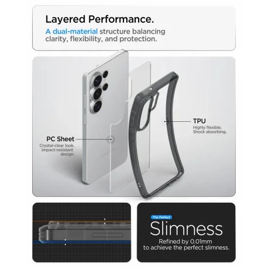 Spigen Ultra Hybrid θήκη για κινητό, Samsung Galaxy S26 Ultra, Space Crystal