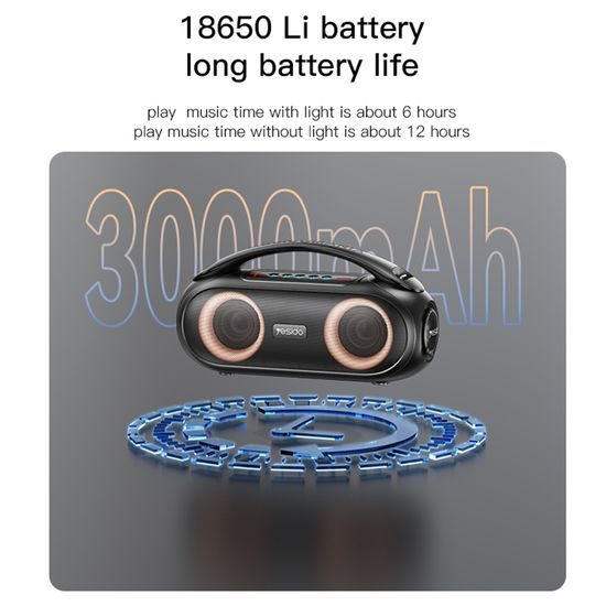 Yesido Ασύρματο Ηχείο (YSW19), μαύρο