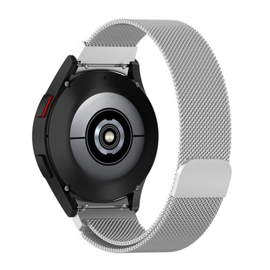 Tech-Protect Milánský tah 2 řemínek pro Samsung Galaxy Watch 4 40 / 42 / 44 / 46 mm, stříbrný