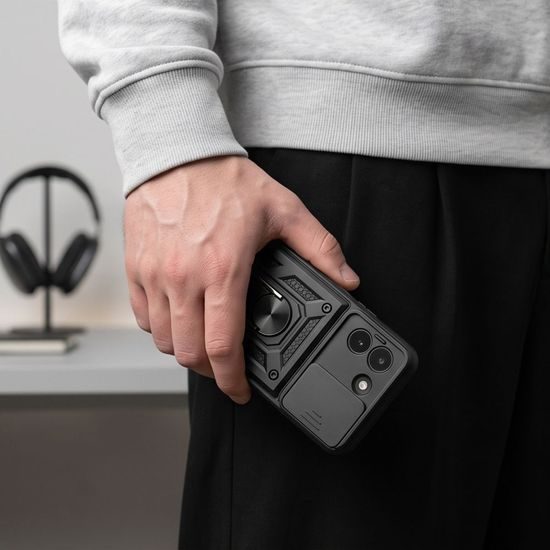 Tech-Protect CamShield Pro Schutzhülle für Xiaomi Redmi Note 17 Pro Max 5G - Hybrid Case mit Kameraschutz - Schwarz