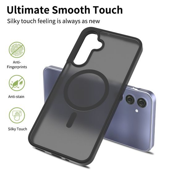 JP MagFit Colour MagSafe obal s N52 magnetem, Samsung Galaxy A16 5G, černý
