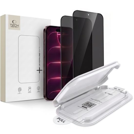 Tech-Protect OneTouch Set+ Privacy 2 Tvrzená skla, iPhone 18 Pro