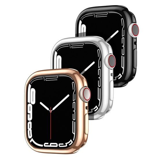 Dux Ducis Samo púzdro, Apple Watch 4 / 5 / 6 / SE (40 mm), strieborné