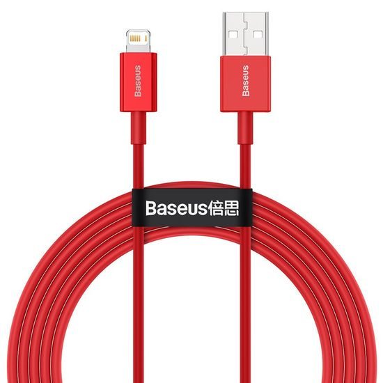 Baseus Superior USB - Lightning 2 m, piros (CALYS-C09)