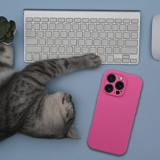iPhone 17 Pro Max / 18 Pro Max vāciņš – Forcell F-Case Max Silicone 2mm MagSafe – rozā