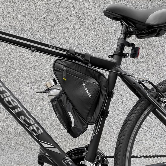 Wozinsky 1,5l kerékpáros táska, fekete (WBB23BK)