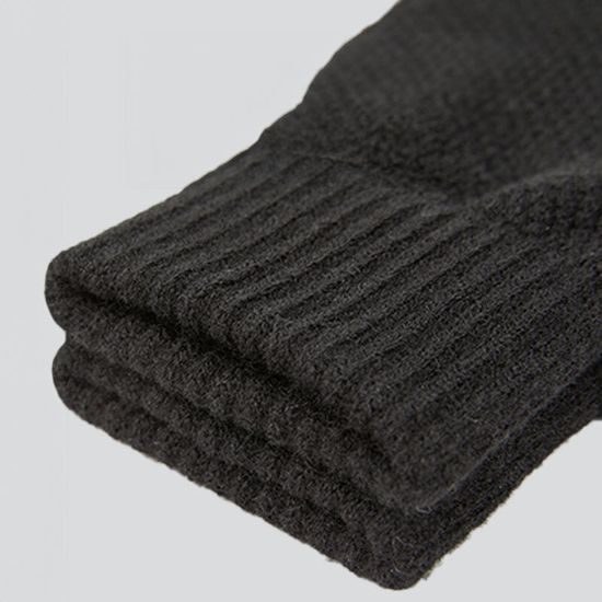 Zimné pletené rukavice na telefón, šedé