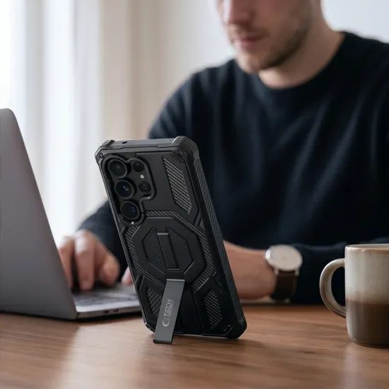 Tech-Protect MagBlast MagSafe + sklo 2 ks, Samsung Galaxy S26 Ultra, černé