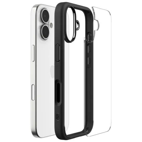 Spigen Ultra Hybrid cover til iPhone 17 - Sort
