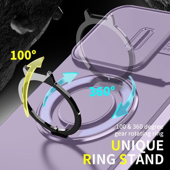 Camslide Stand Hülle, Xiaomi Redmi 15C, violett