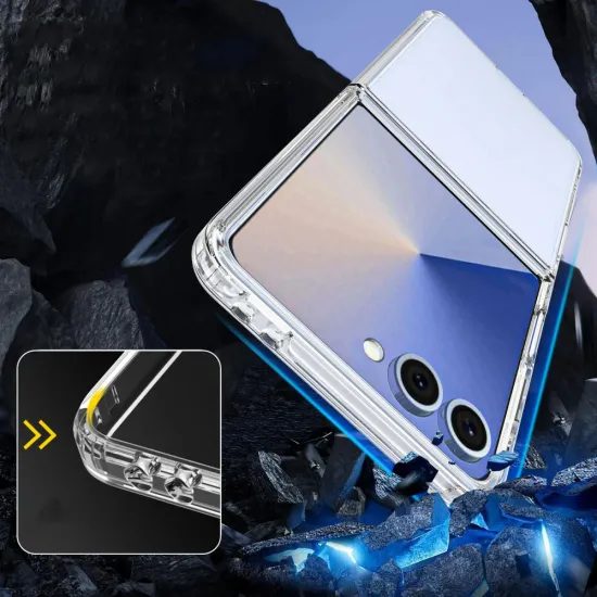 Tech-Protect Flexair Hybrid, Samsung Galaxy Z Flip 7, διαφανές