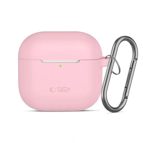 Tech-Protect Silikone Cover til Apple AirPods 4 / 5 - Lyserødt