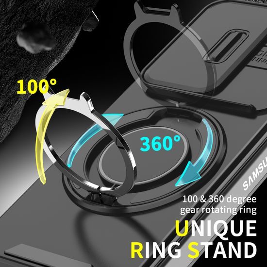 Camslide Stand obal, Samsung Galaxy Z Fold 6, čierny