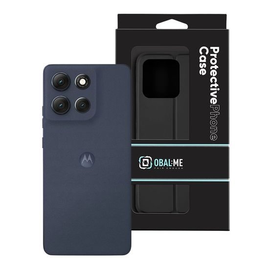 OBAL:ME SmoothTouch Θήκη για Motorola G86 / G86 Power, μαύρη