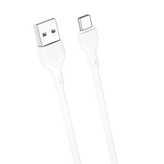 Καλώδιο XO NB200 USB - USB-C, 1 m, λευκό