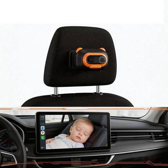 Smart Baby Monitor za auto s CarPlay i Android Auto