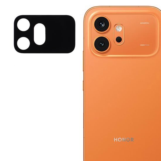 Techsuit sklíčko pro čočku fotoaparátu, Honor 600, černé