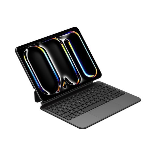 JP Magnetic Keyboard MK09 Aluminium θήκη tablet από αλουμίνιο, iPad Pro 11 2024 / 2025, μαύρη