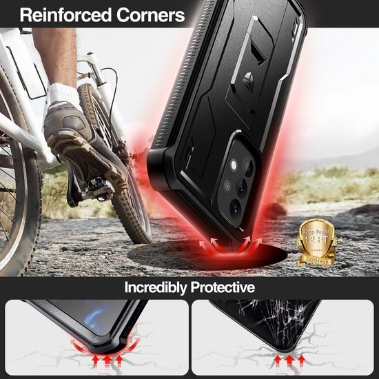 Dexnor 360 Kickstand Husă Samsung Galaxy A53, negru