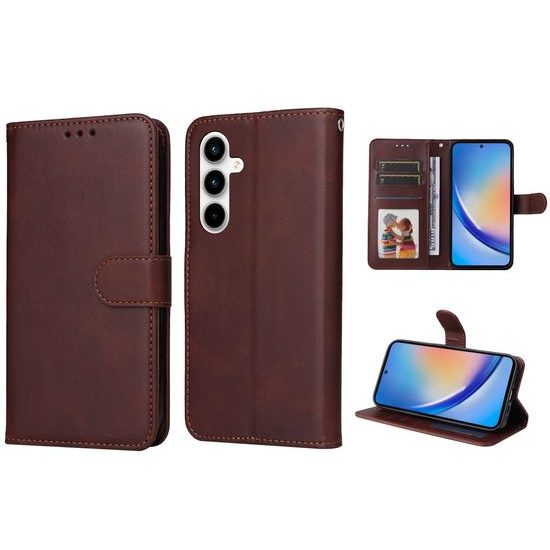 Magnet Case, Samsung Galaxy A35, hnedý