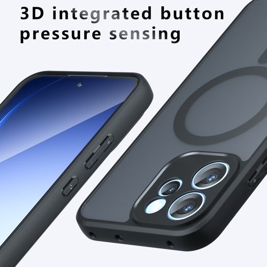 Xiaomi 17T ümbris – Techsuit PureFrost MagSafe – matt must