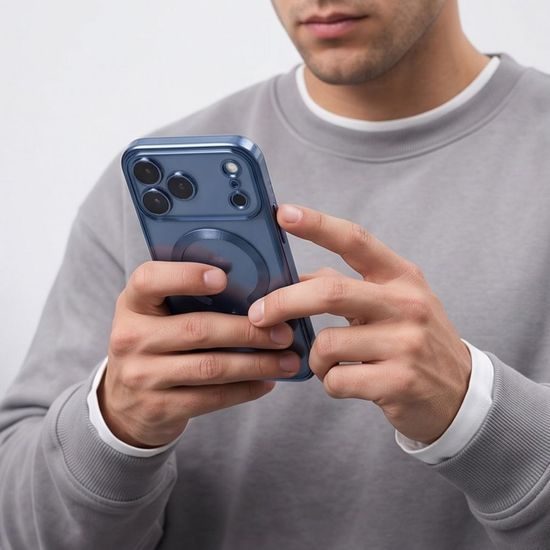 Tech-Protect MagFlex MagSafe ümbris iPhone 17 Pro / 18 Pro – läikiv helesinine