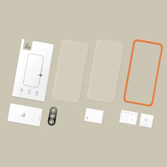 Tech-Protect Easy Set+, 2 σκληρυμένα γυαλιά + γυαλί για φακό, Samsung Galaxy S25 FE