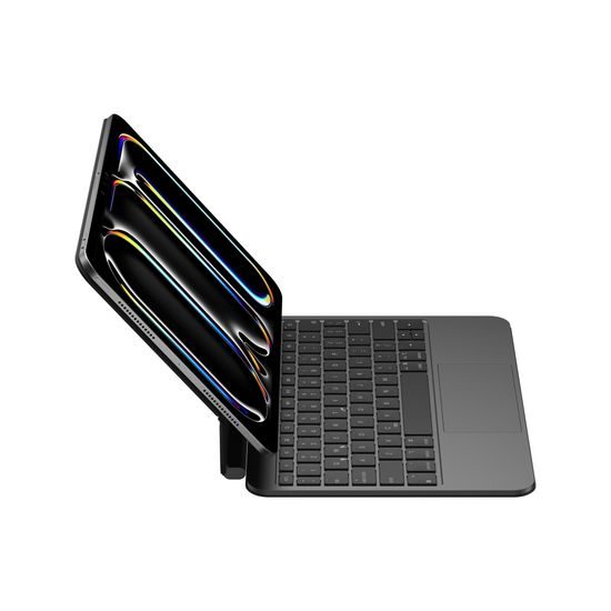 JP Magnetic Keyboard MK09 Aluminium θήκη tablet από αλουμίνιο, iPad 10.9 2022 (iPad 10) / iPad 11 2025 (iPad 11), μαύρη