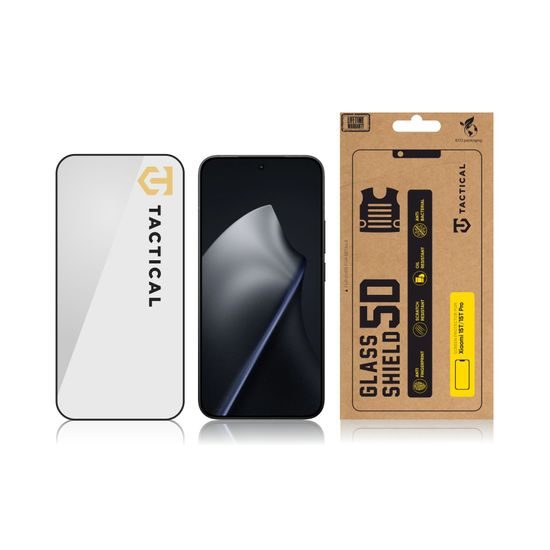 Tactical Glass Shield 5D γυαλί για Xiaomi 15T / 15T Pro, μαύρο