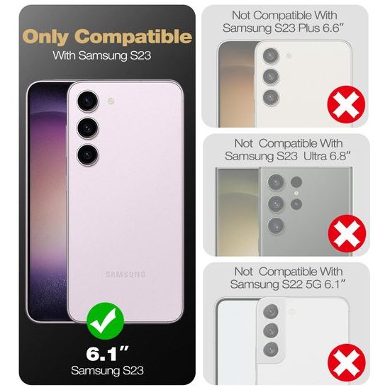 Dexnor 360 Kickstand θήκη Samsung Galaxy S23, μπλε