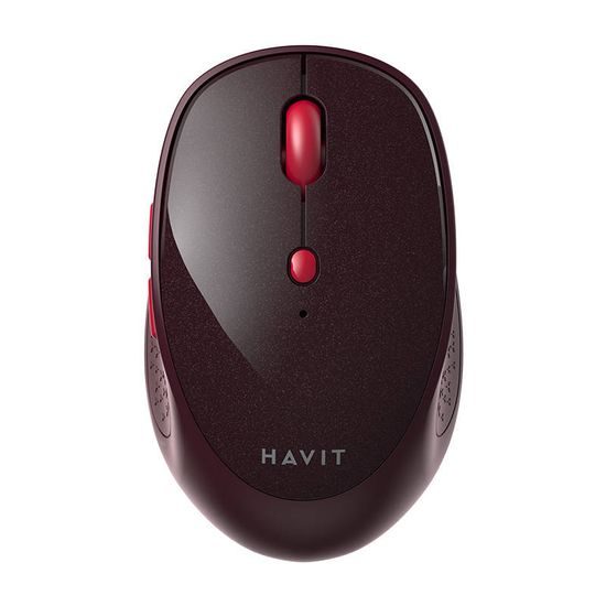 Havit MS76GT Universal-Funkmaus 800-1600 DPI, rot