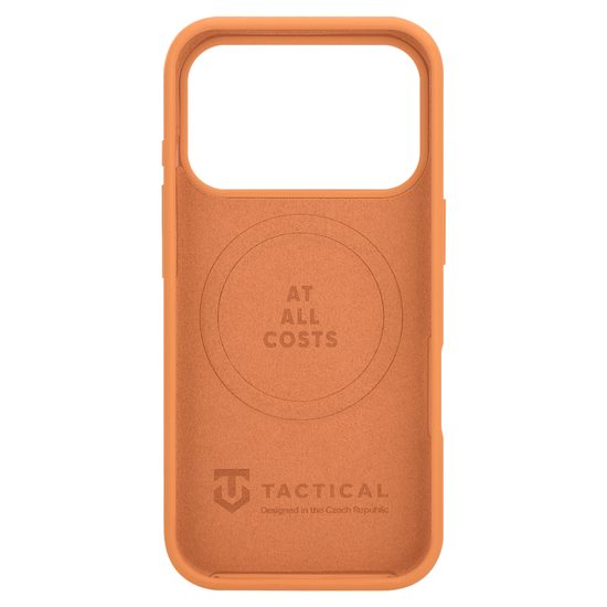 Tactical MagForce Velvet Smoothie Hoesje - iPhone 17 Pro - Liquid Silicone met MagSafe - Oranje