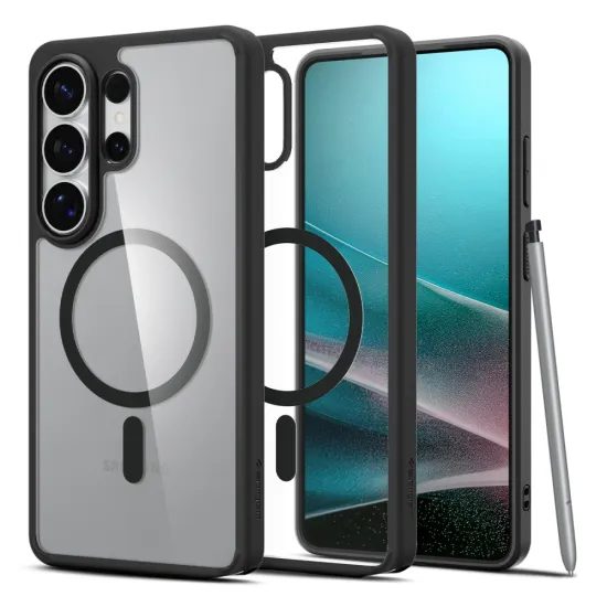 Spigen Ultra Hybrid Mag Schutzhülle für Samsung Galaxy S26 Ultra - MagSafe kompatibel - Schwarz