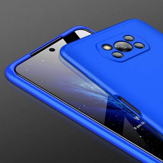 360° obal na telefon Xiaomi Poco X3 modrý