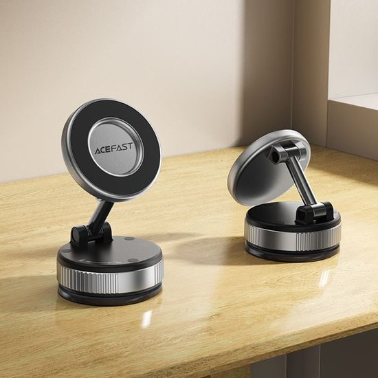 Acefast autós tartó vezeték nélküli töltéssel E28, 110 mAh, szürke