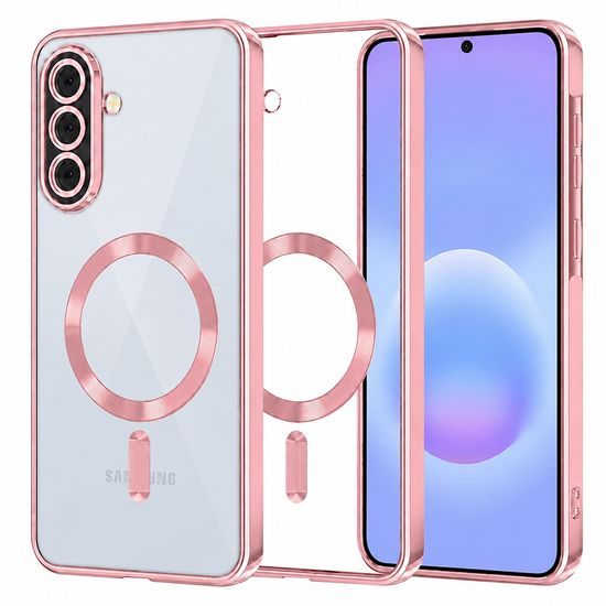 Techsuit Luxury Crystal MagSafe, Samsung Galaxy A57 5G, rózsaszín