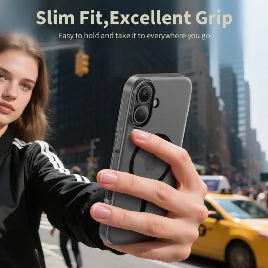 Tech-Protect MagSlim MagSafe, iPhone 17, μαύρο ματ