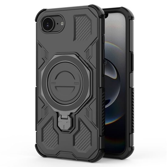 Techsuit Carbon Shield Pro, iPhone 16e, μαύρο