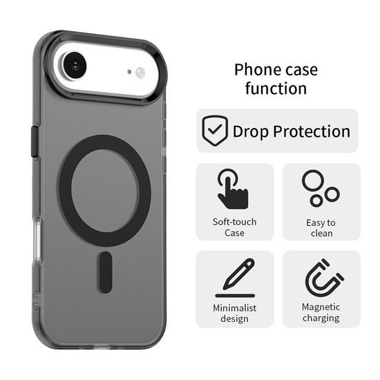 Techsuit CandyCase MagSafe, iPhone Air, μαύρο