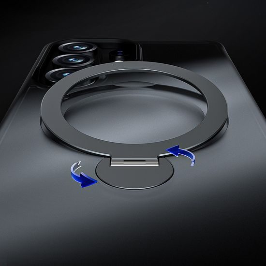 Benks Magnetic Mist custodia con supporto, Samsung Galaxy S26 Ultra, grigio