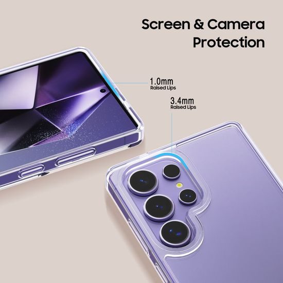 Tech-Protect Flexair Hybrid, Samsung Galaxy S25 Ultra, průhledný