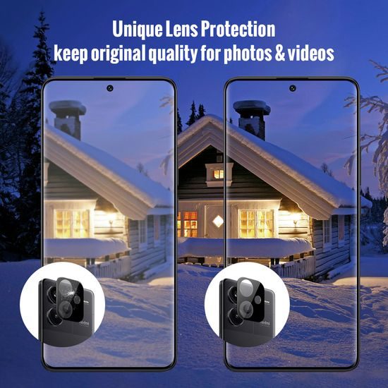 3D Zaštitno kaljeno staklo za leću fotoaparata (kamere), Xiaomi Redmi Note 13 Pro PLUS 5G