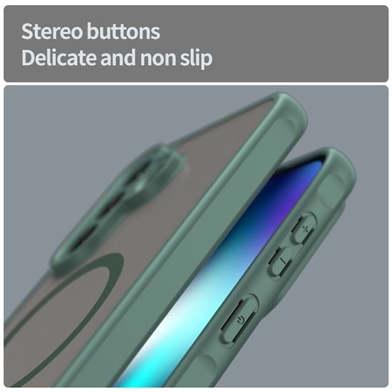 Techsuit HaloFrost II MagSafe, Samsung Galaxy A37 5G, zelený