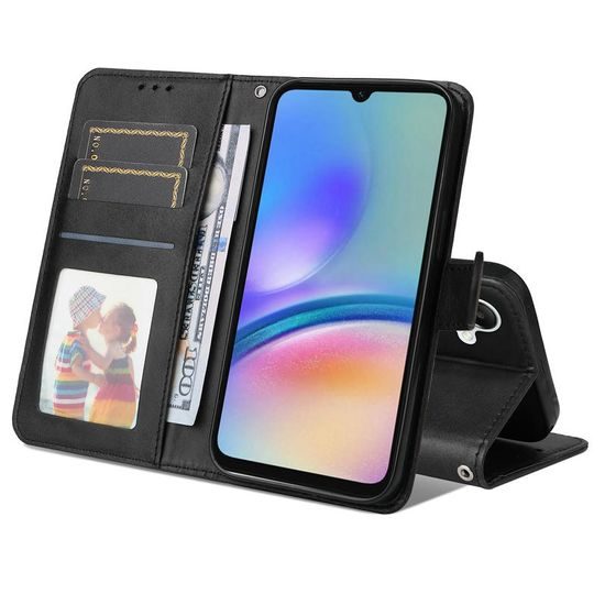 Θήκη με Μαγνήτη, Samsung Galaxy A05s, μαύρη