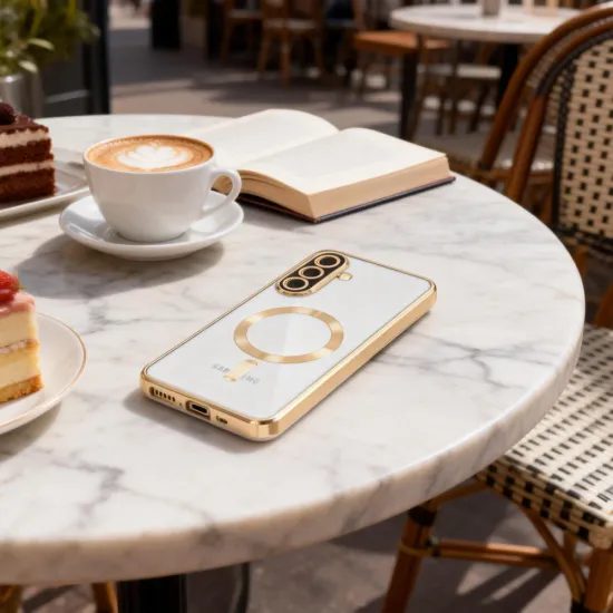 Tech-Protect MagFlex MagSafe Samsung Galaxy A37 5G, γυαλιστερό χρυσό